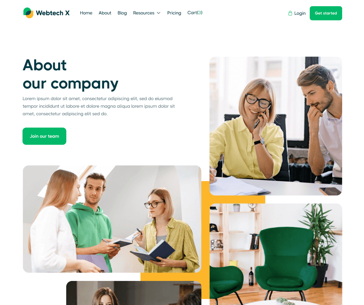 About - Webtech X Webflow Template