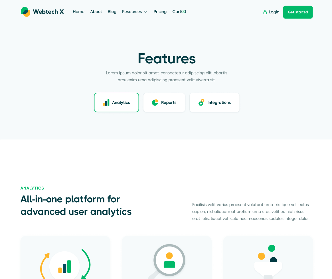 Features V3 - Webtech X Webflow Template