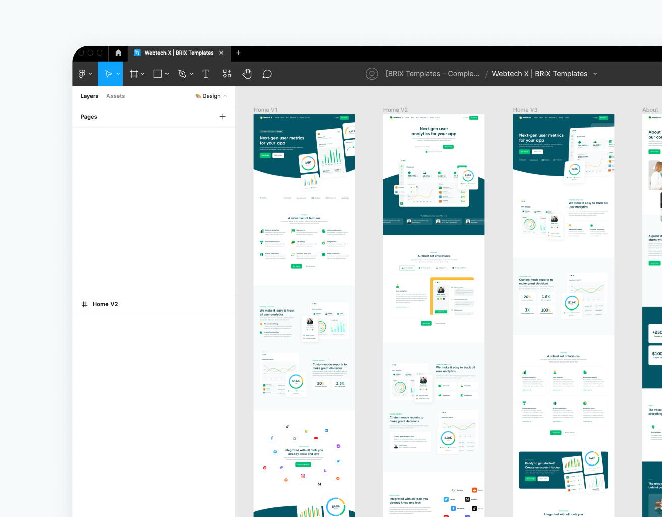 Figma File Included - Webtech X Webflow Template